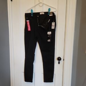 RED Bottoms Skinny High Rise Black Jeans- 16